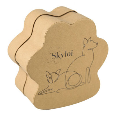 Cat Paw Shaped Magnetic Closure Box Bulk Pantone Color Paperboard